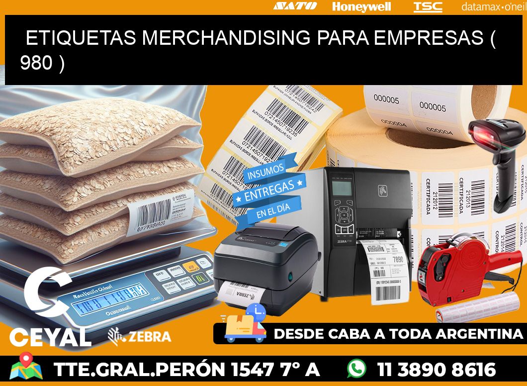 ETIQUETAS MERCHANDISING PARA EMPRESAS ( 980 )
