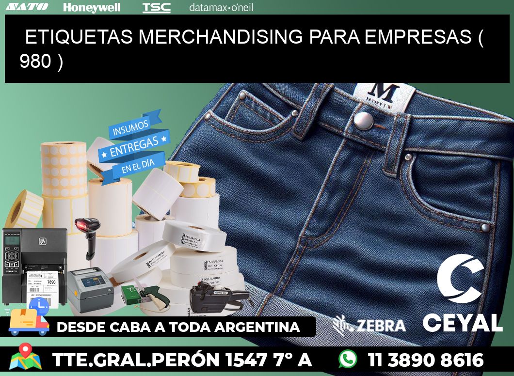 ETIQUETAS MERCHANDISING PARA EMPRESAS ( 980 )