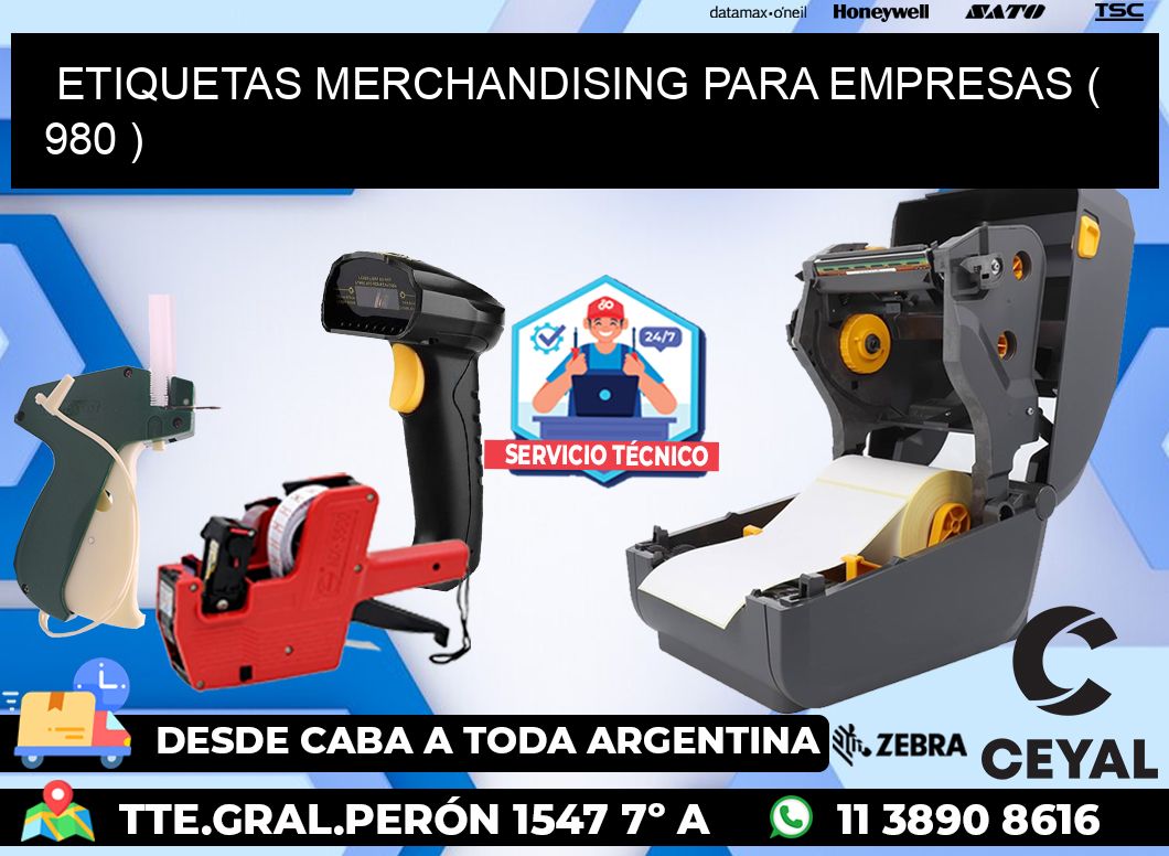 ETIQUETAS MERCHANDISING PARA EMPRESAS ( 980 )