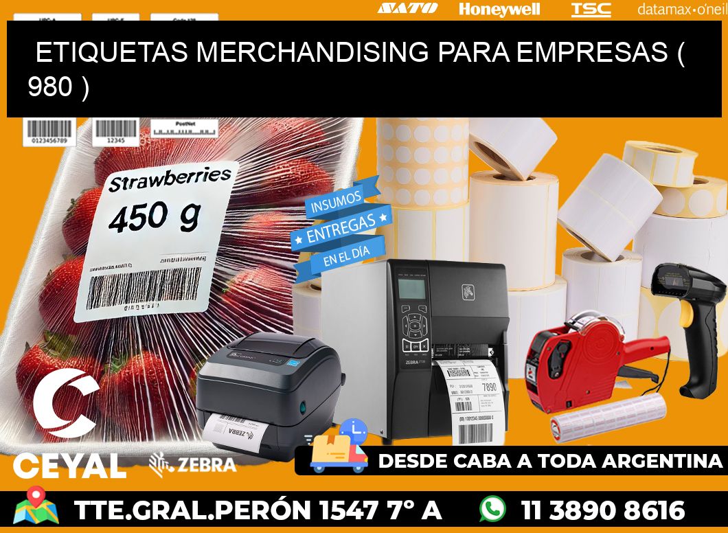 ETIQUETAS MERCHANDISING PARA EMPRESAS ( 980 )
