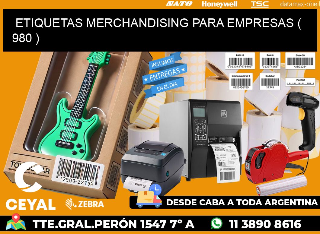 ETIQUETAS MERCHANDISING PARA EMPRESAS ( 980 )