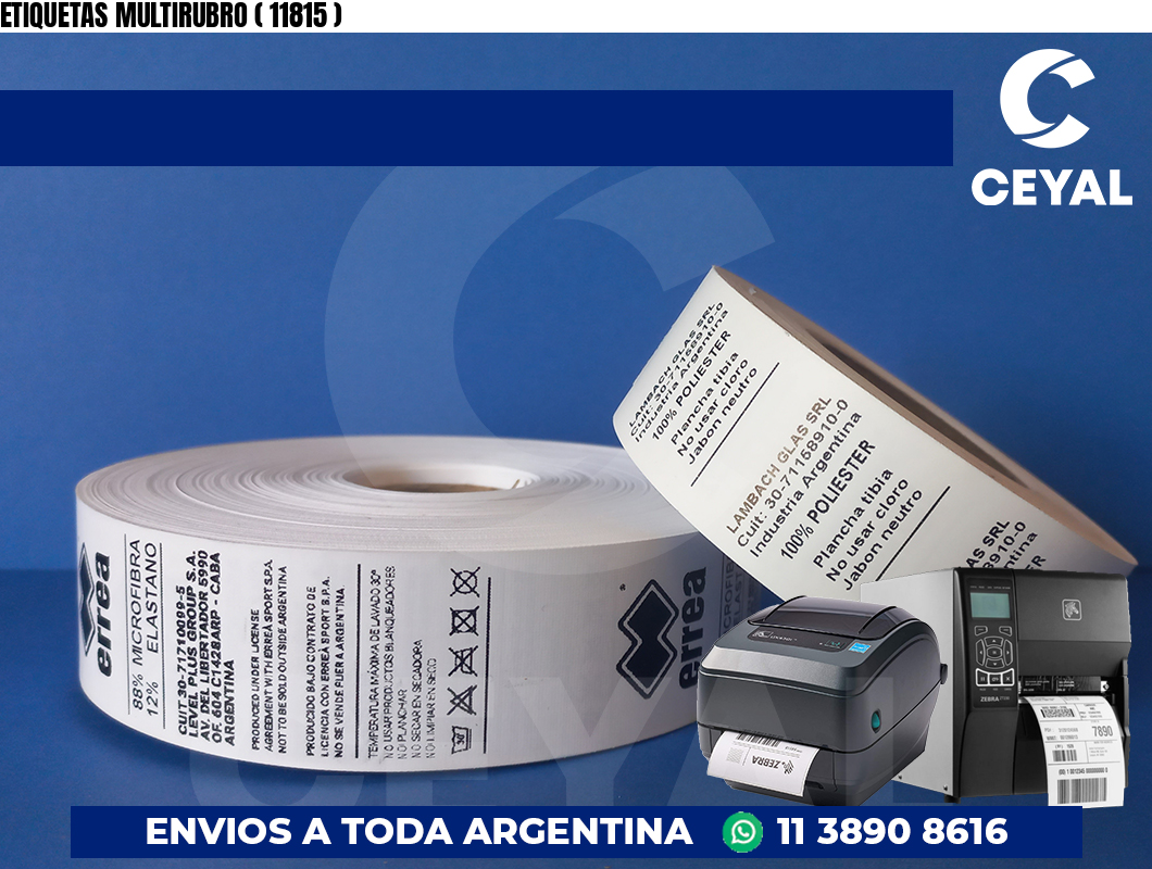 ETIQUETAS MULTIRUBRO ( 11815 )