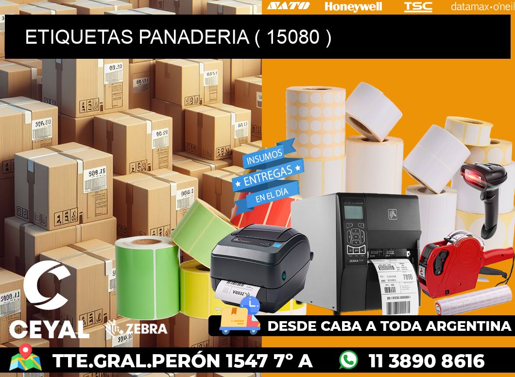 ETIQUETAS PANADERIA ( 15080 )