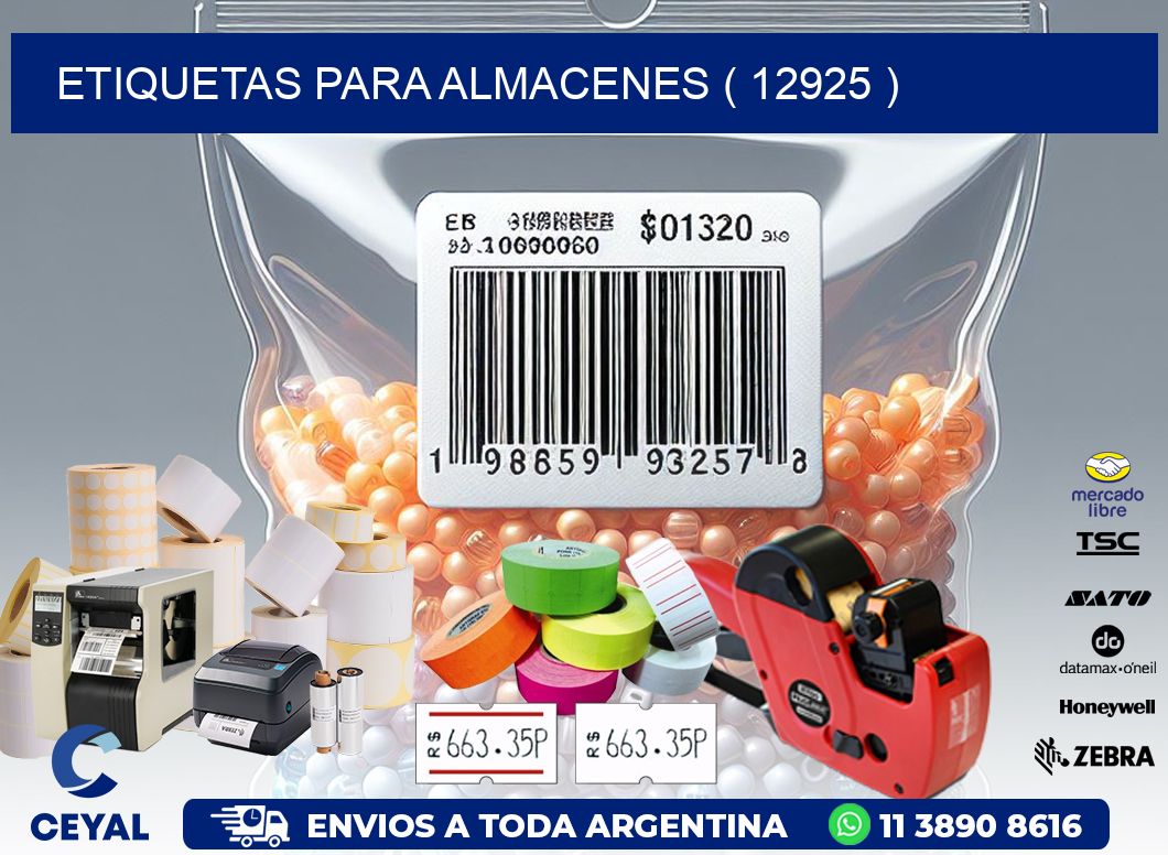 ETIQUETAS PARA ALMACENES ( 12925 )