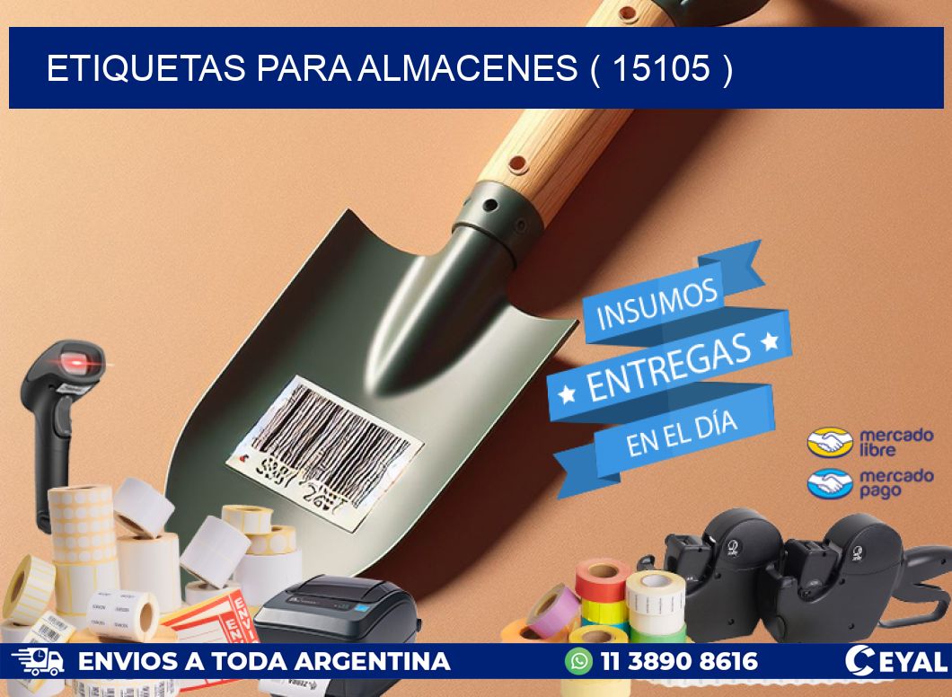 ETIQUETAS PARA ALMACENES ( 15105 )