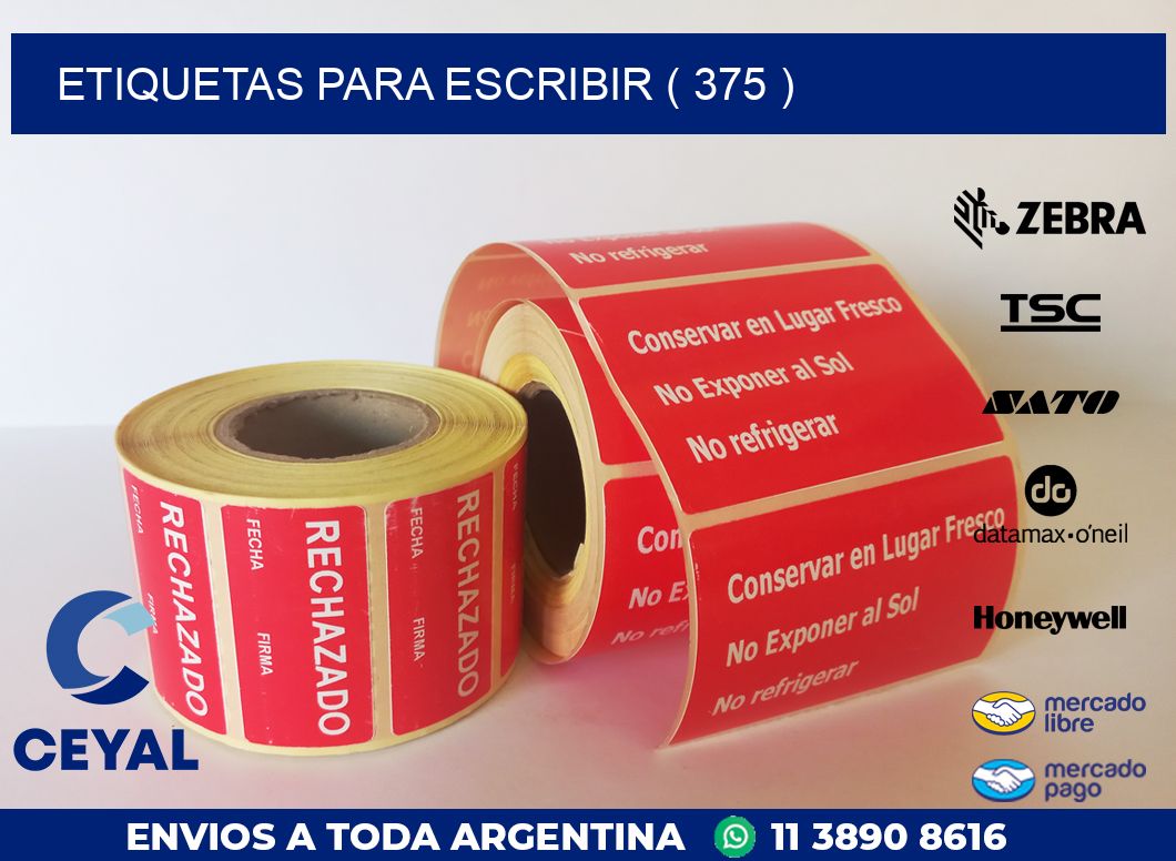 ETIQUETAS PARA ESCRIBIR ( 375 )