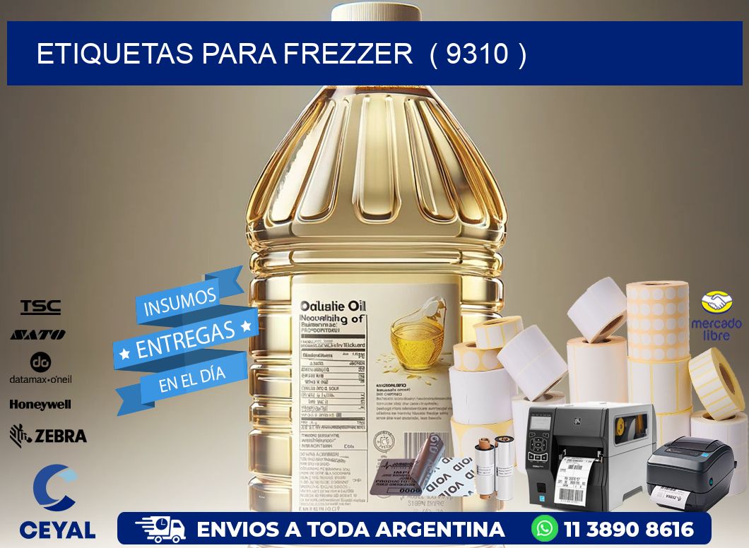 ETIQUETAS PARA FREZZER  ( 9310 )