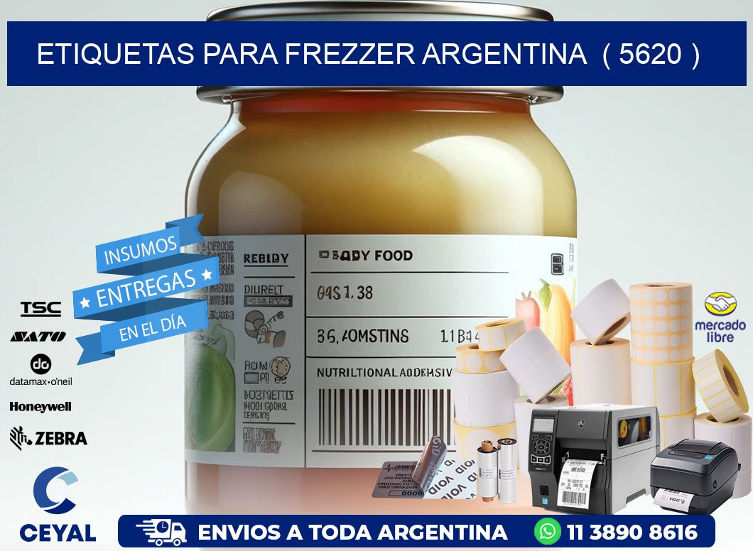 ETIQUETAS PARA FREZZER ARGENTINA  ( 5620 )