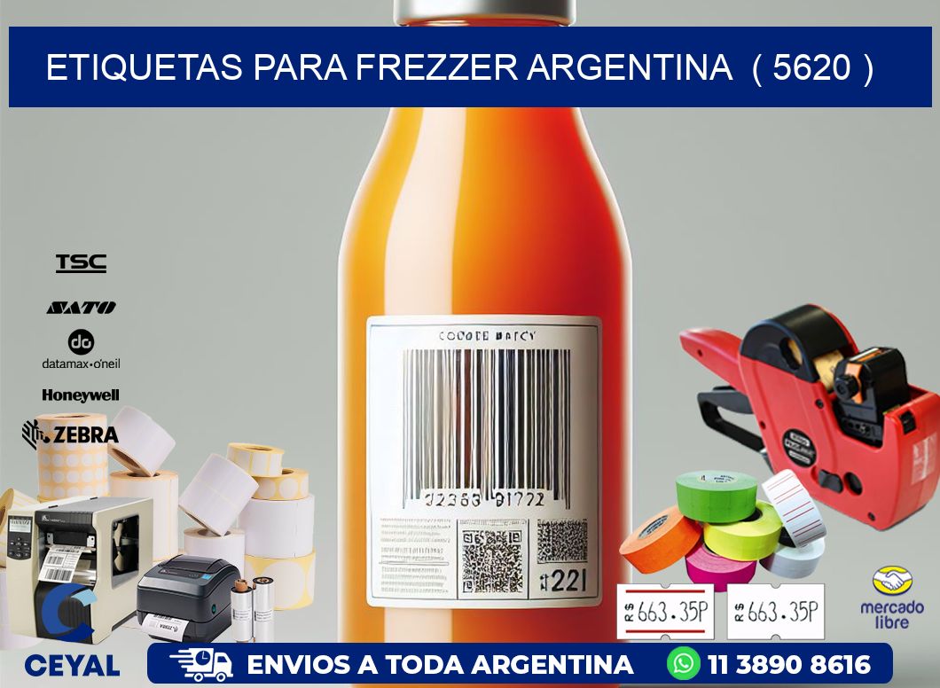 ETIQUETAS PARA FREZZER ARGENTINA  ( 5620 )