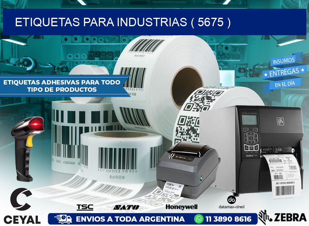 ETIQUETAS PARA INDUSTRIAS ( 5675 )