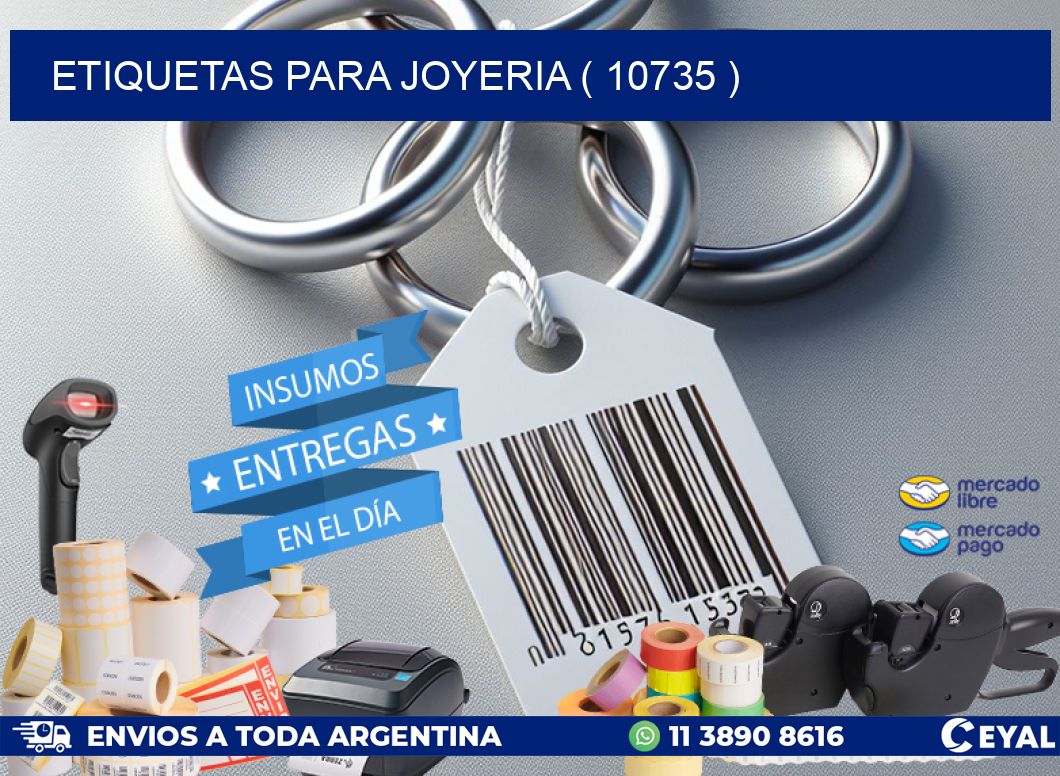 ETIQUETAS PARA JOYERIA ( 10735 )