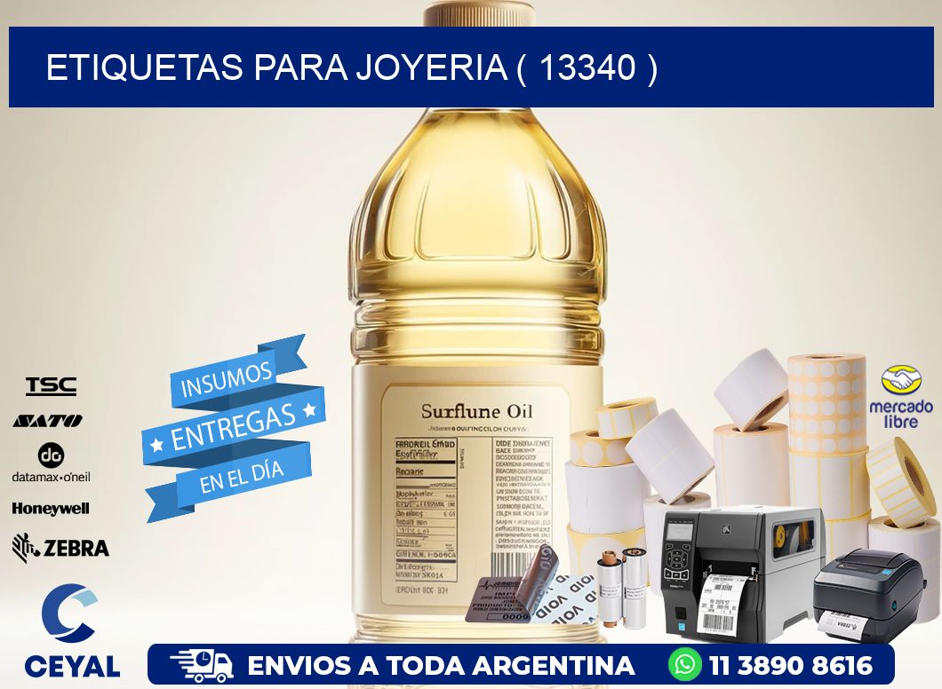 ETIQUETAS PARA JOYERIA ( 13340 )