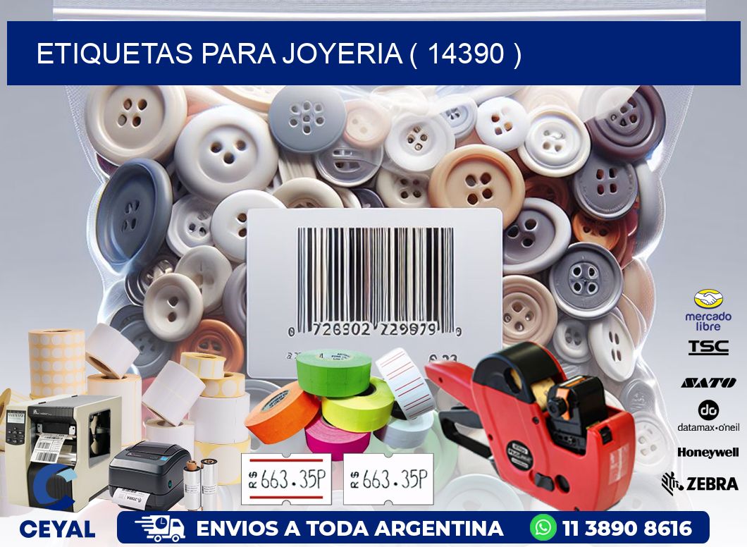 ETIQUETAS PARA JOYERIA ( 14390 )