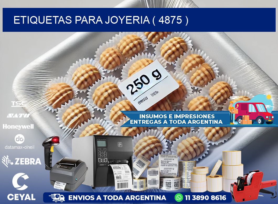 ETIQUETAS PARA JOYERIA ( 4875 )