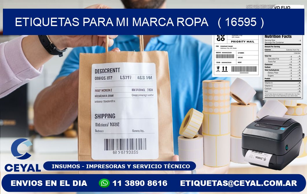 ETIQUETAS PARA MI MARCA ROPA   ( 16595 )