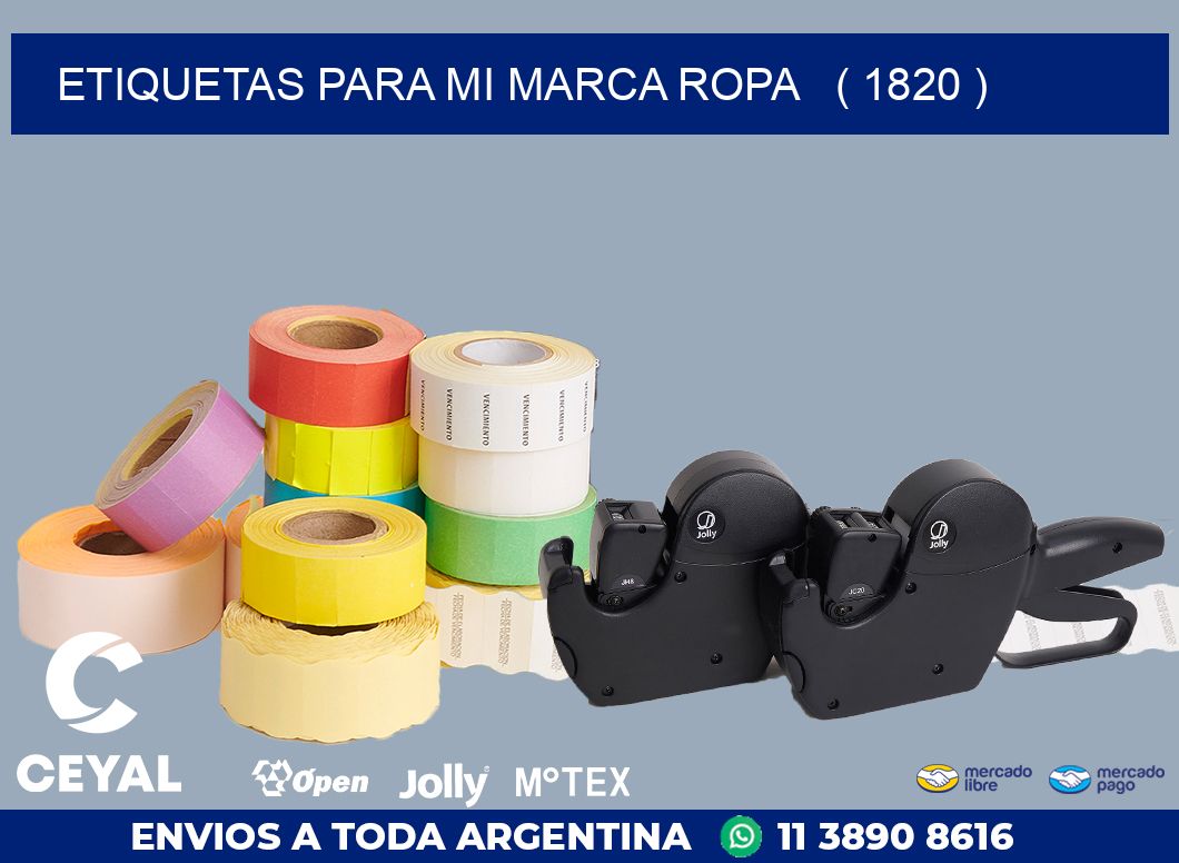 ETIQUETAS PARA MI MARCA ROPA   ( 1820 )