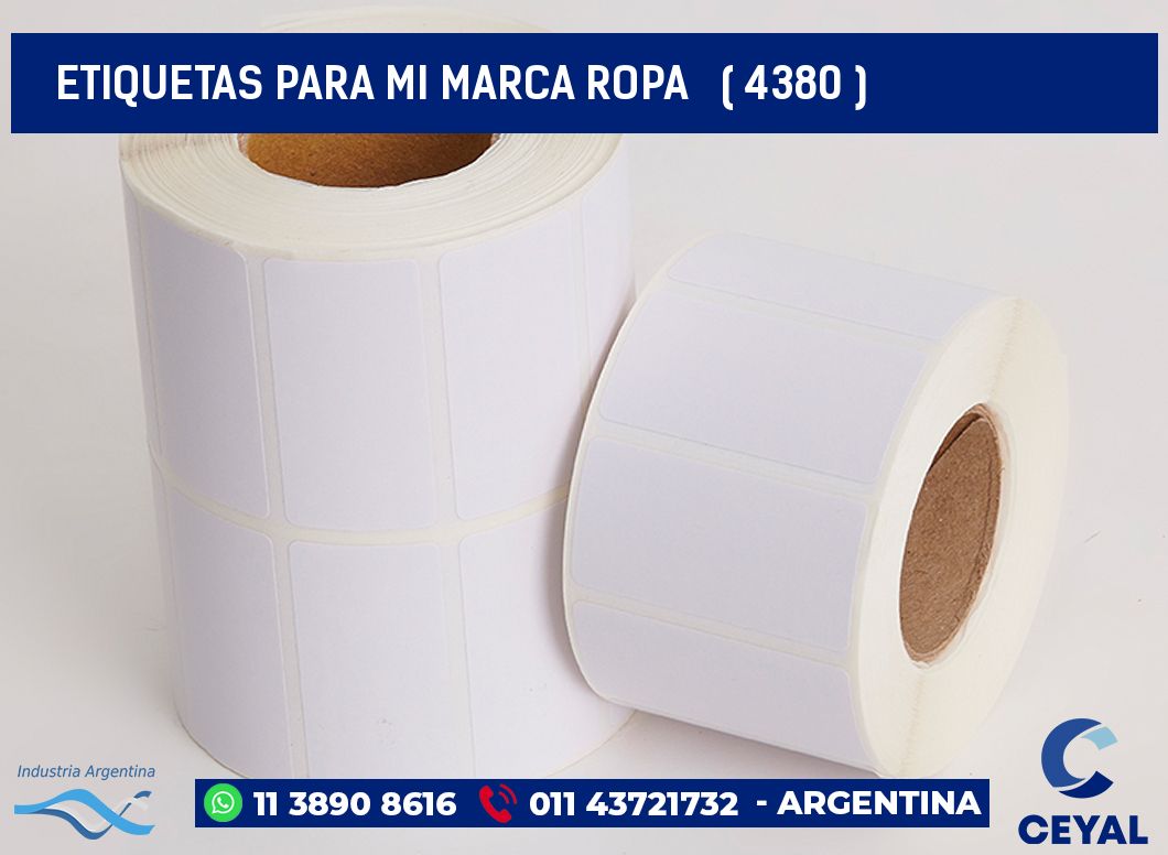 ETIQUETAS PARA MI MARCA ROPA   ( 4380 )