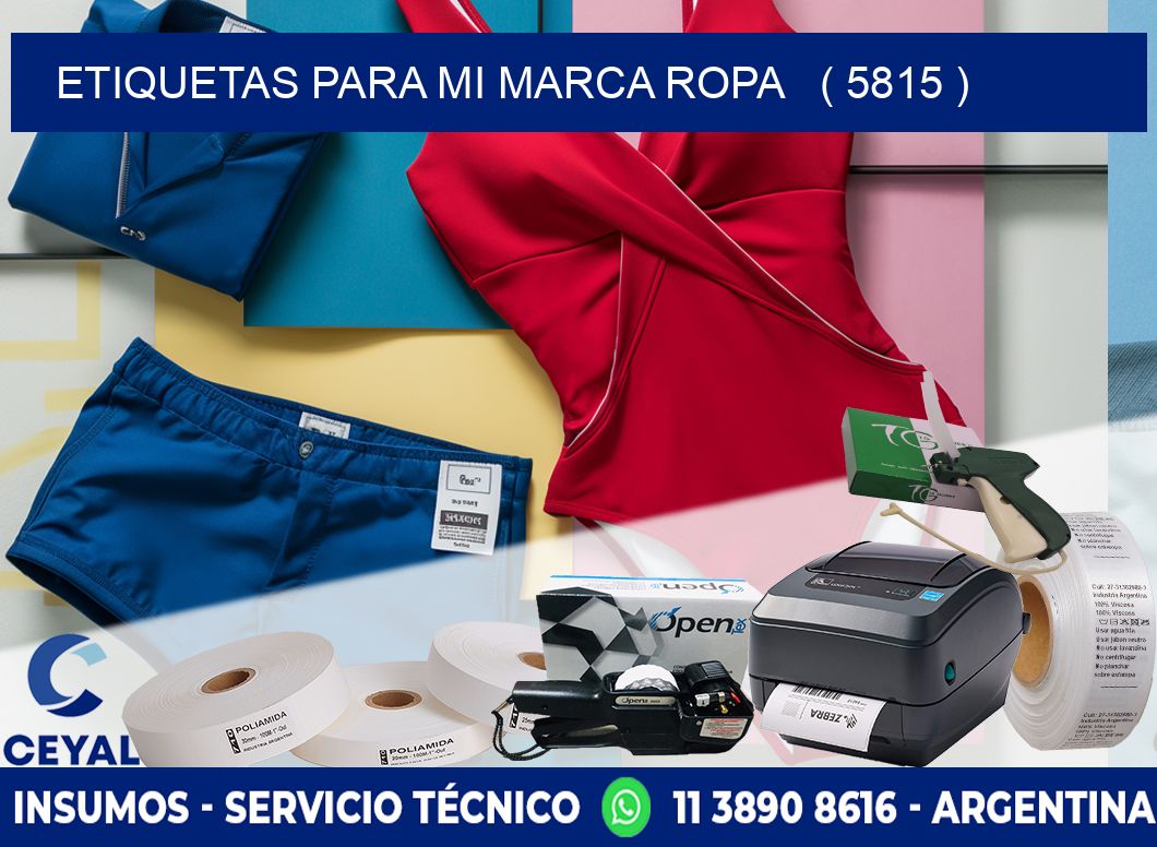 ETIQUETAS PARA MI MARCA ROPA   ( 5815 )