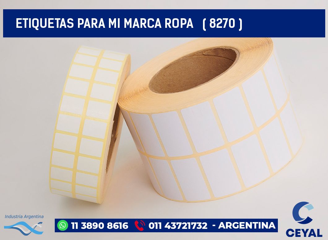 ETIQUETAS PARA MI MARCA ROPA   ( 8270 )