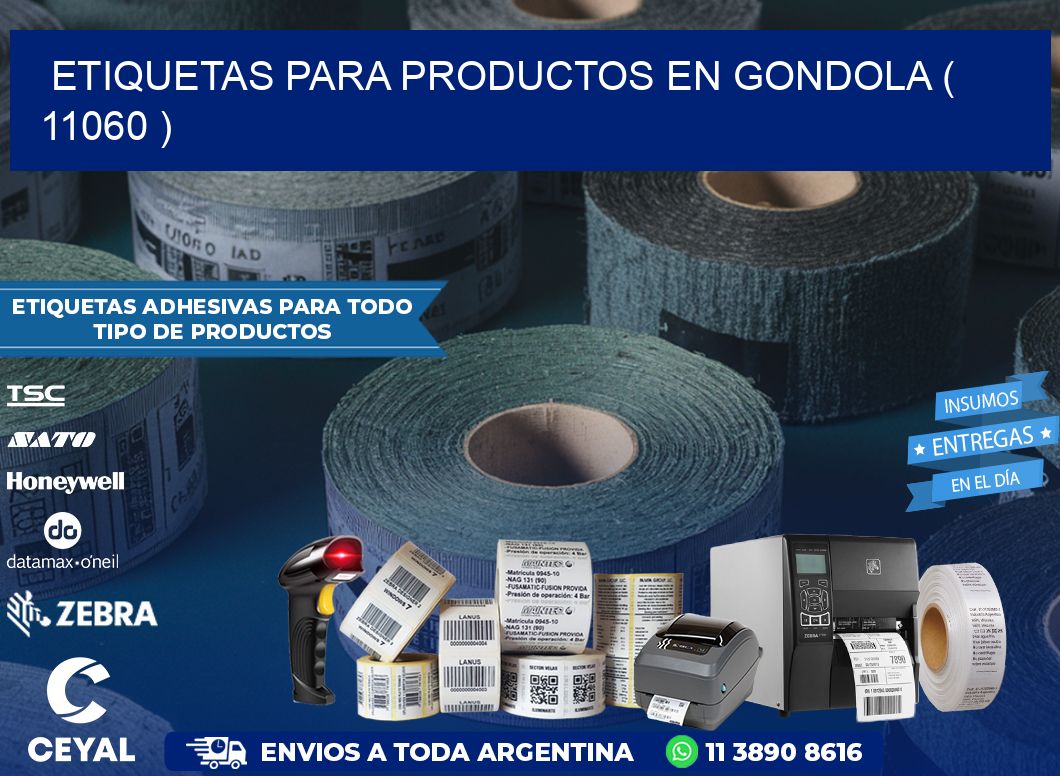 ETIQUETAS PARA PRODUCTOS EN GONDOLA ( 11060 )