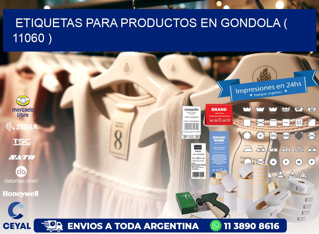 ETIQUETAS PARA PRODUCTOS EN GONDOLA ( 11060 )