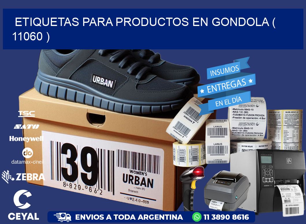 ETIQUETAS PARA PRODUCTOS EN GONDOLA ( 11060 )