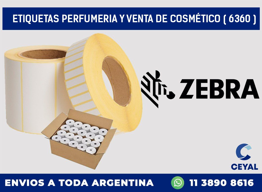 ETIQUETAS PERFUMERIA Y VENTA DE COSMÉTICO ( 6360 )