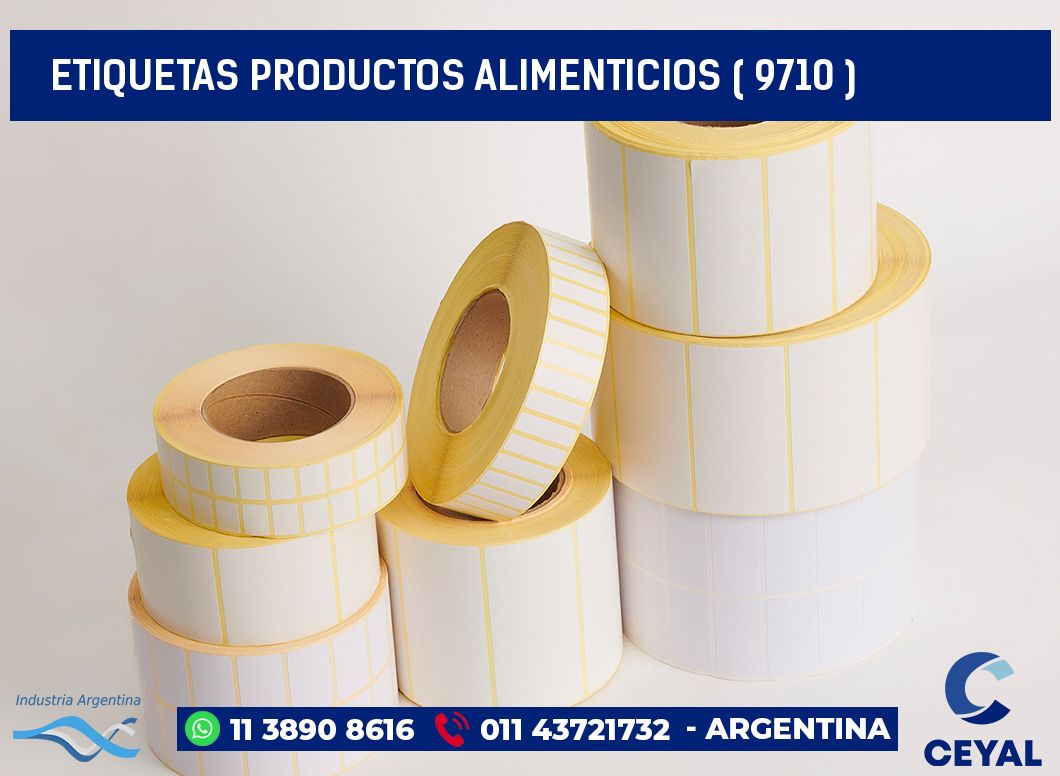 ETIQUETAS PRODUCTOS ALIMENTICIOS ( 9710 )