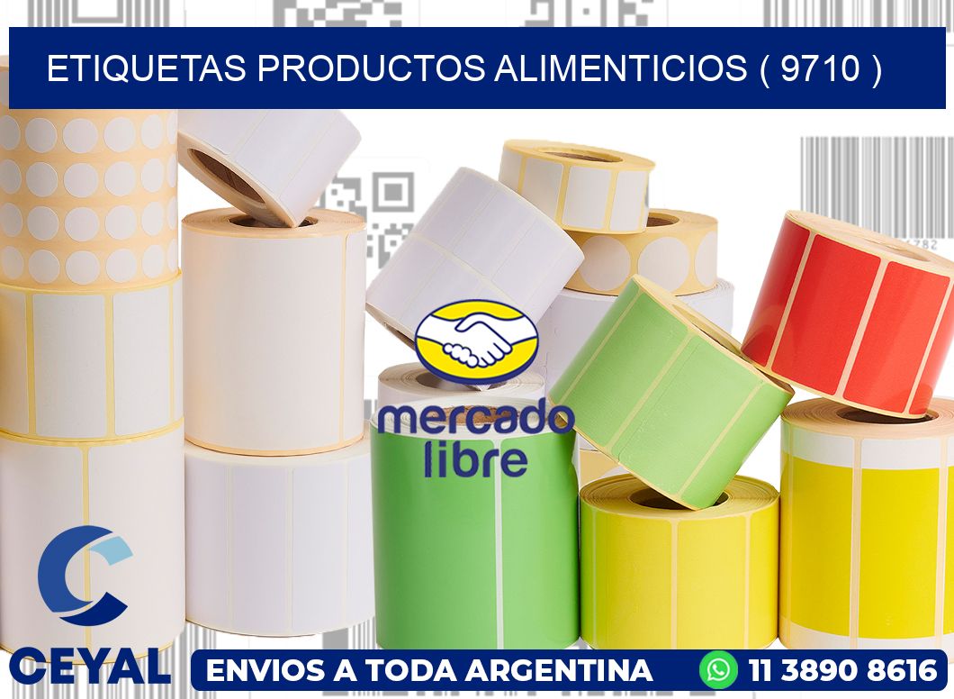 ETIQUETAS PRODUCTOS ALIMENTICIOS ( 9710 )