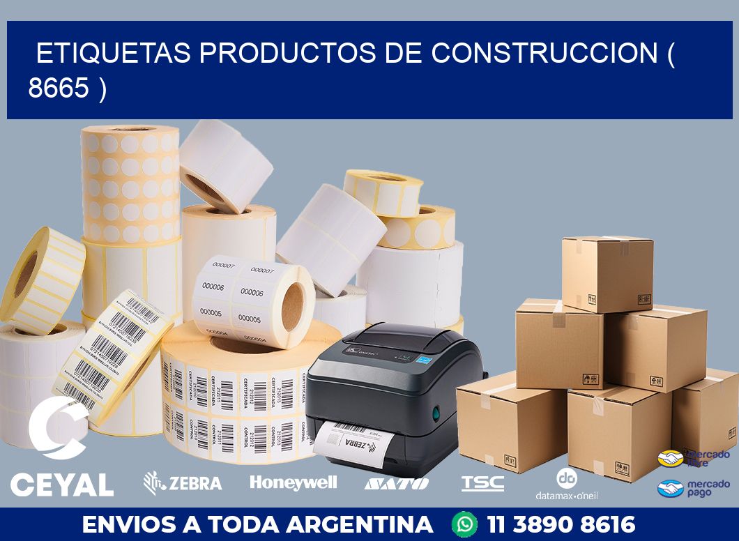 ETIQUETAS PRODUCTOS DE CONSTRUCCION ( 8665 )