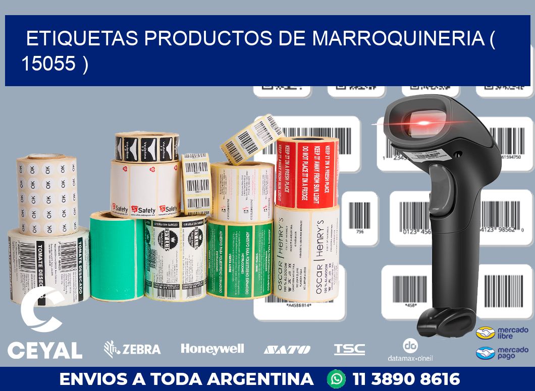 ETIQUETAS PRODUCTOS DE MARROQUINERIA ( 15055 )