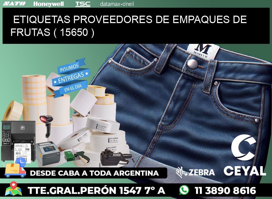 ETIQUETAS PROVEEDORES DE EMPAQUES DE FRUTAS ( 15650 )
