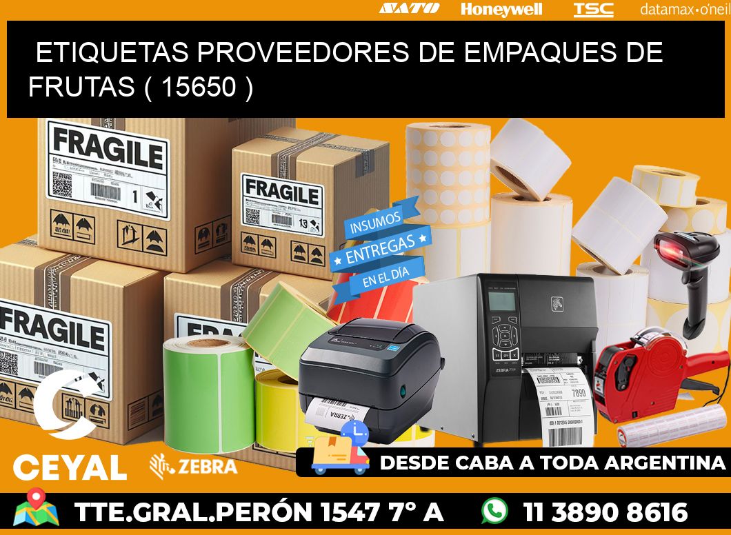 ETIQUETAS PROVEEDORES DE EMPAQUES DE FRUTAS ( 15650 )