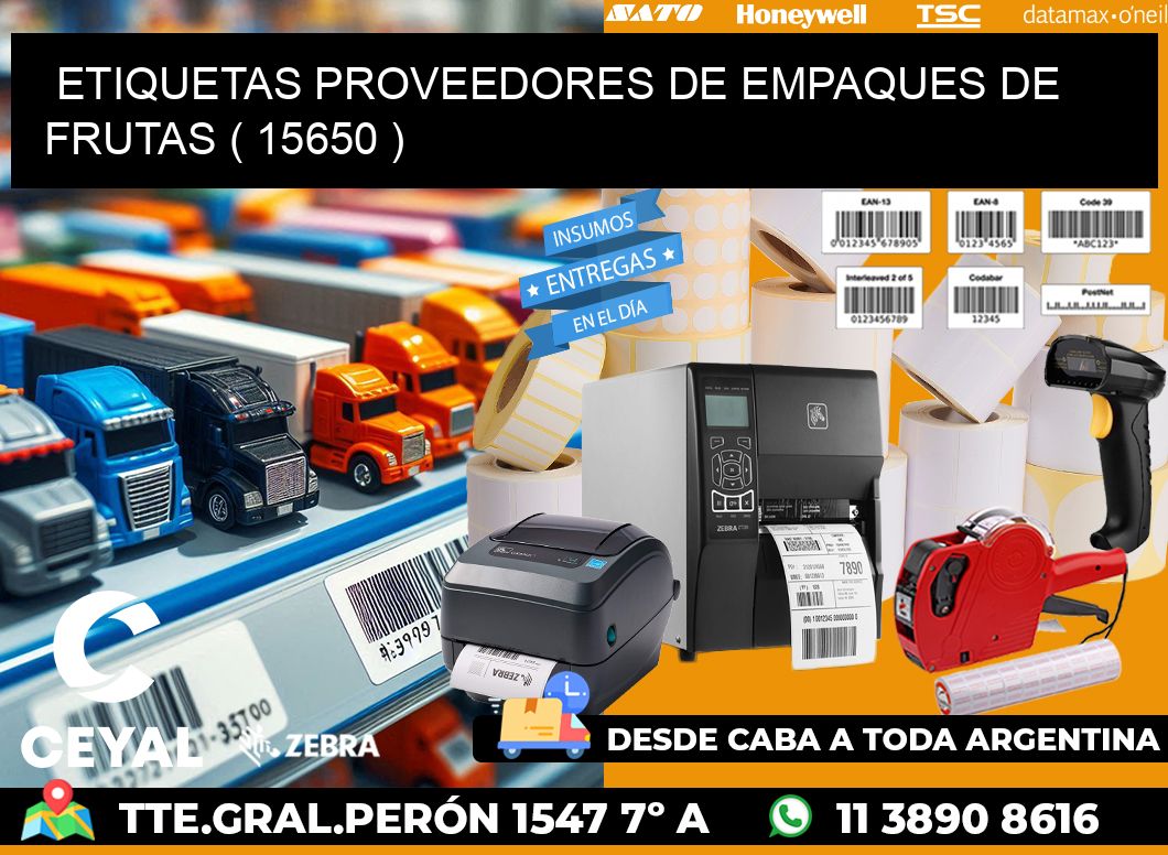 ETIQUETAS PROVEEDORES DE EMPAQUES DE FRUTAS ( 15650 )