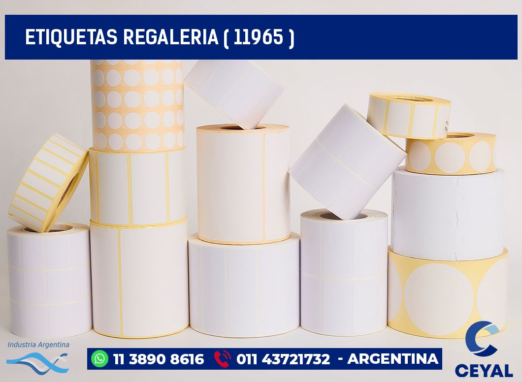 ETIQUETAS REGALERIA ( 11965 )