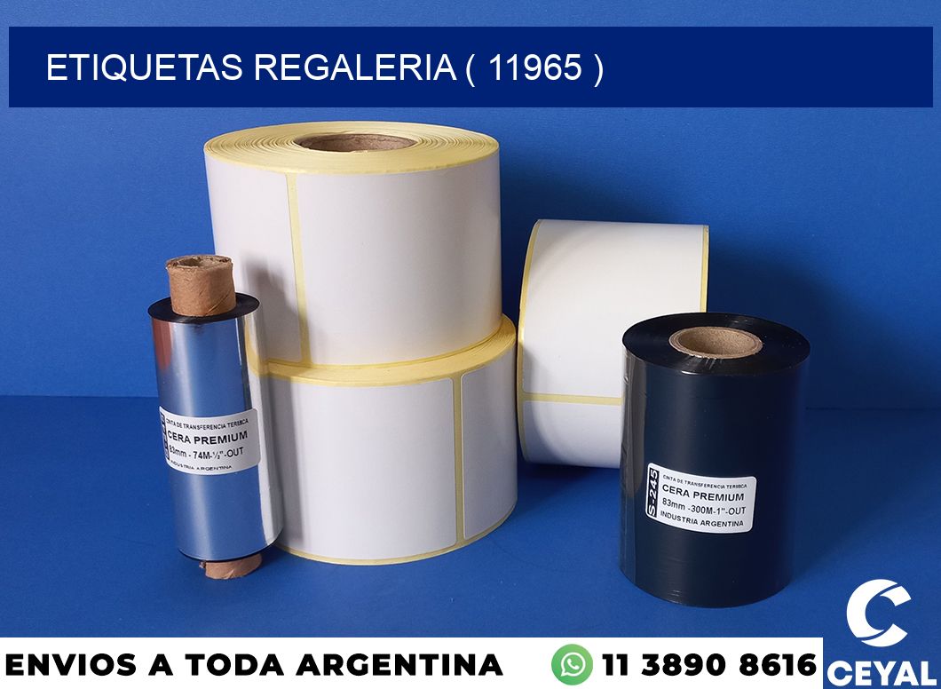 ETIQUETAS REGALERIA ( 11965 )