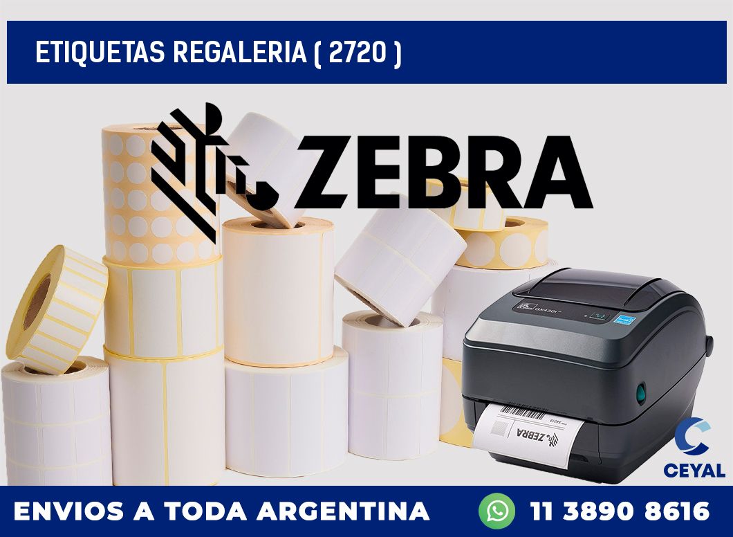 ETIQUETAS REGALERIA ( 2720 )