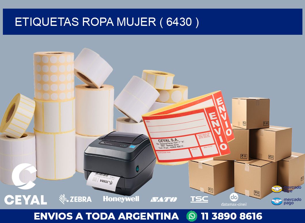 ETIQUETAS ROPA MUJER ( 6430 )