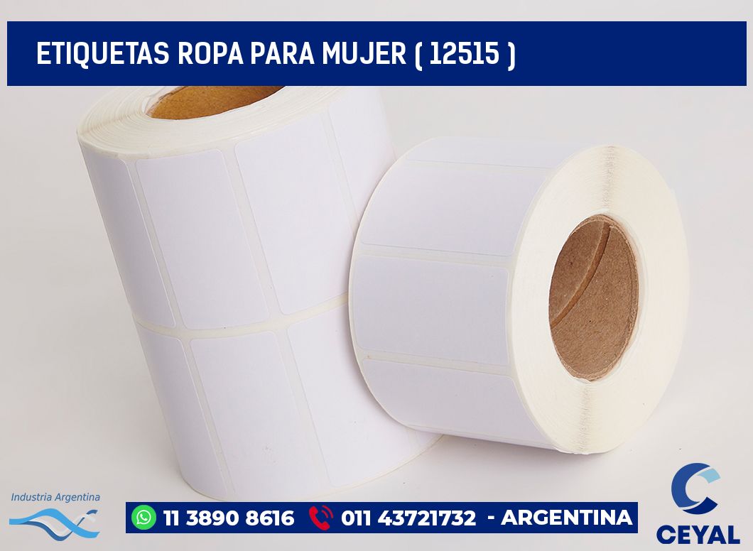 ETIQUETAS ROPA PARA MUJER ( 12515 )