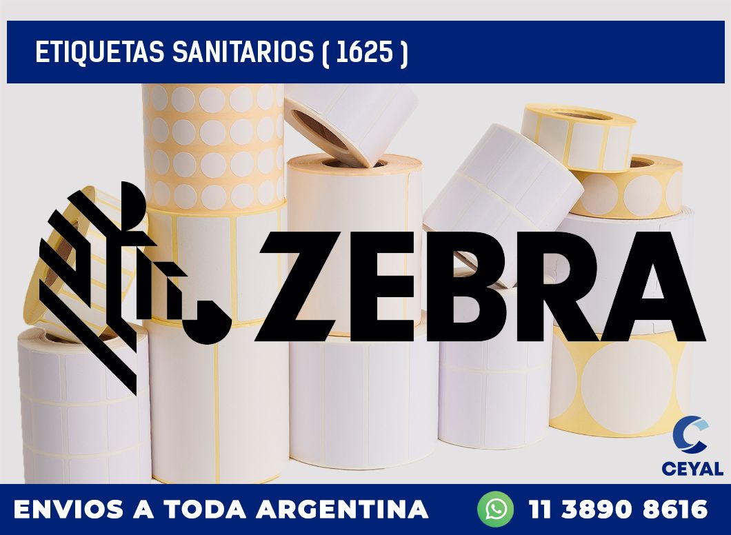 ETIQUETAS SANITARIOS ( 1625 )