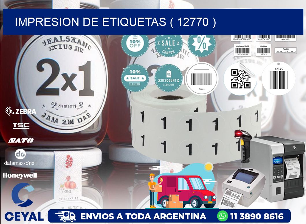 IMPRESION DE ETIQUETAS ( 12770 )