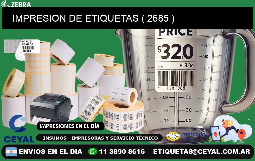 IMPRESION DE ETIQUETAS ( 2685 )