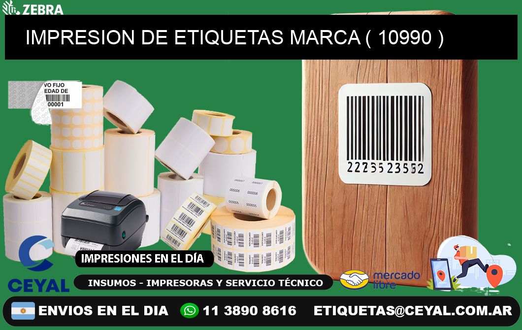 IMPRESION DE ETIQUETAS MARCA ( 10990 )