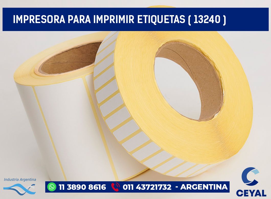 IMPRESORA PARA IMPRIMIR ETIQUETAS ( 13240 )