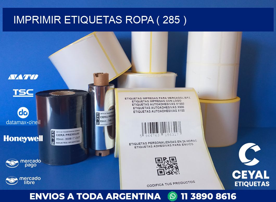 IMPRIMIR ETIQUETAS ROPA ( 285 )