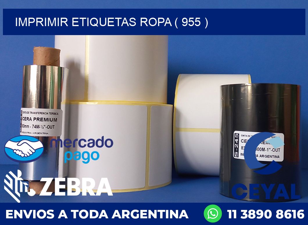 IMPRIMIR ETIQUETAS ROPA ( 955 )