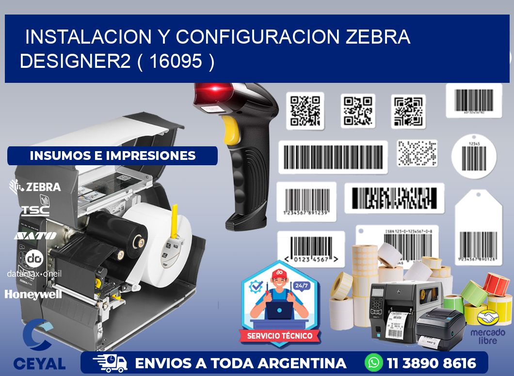 INSTALACION Y CONFIGURACION ZEBRA DESIGNER2 ( 16095 )