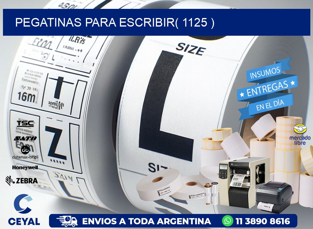 PEGATINAS PARA ESCRIBIR( 1125 )