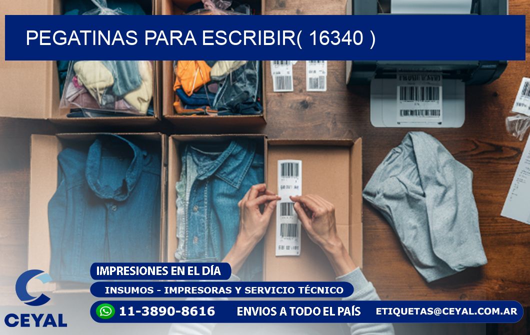 PEGATINAS PARA ESCRIBIR( 16340 )
