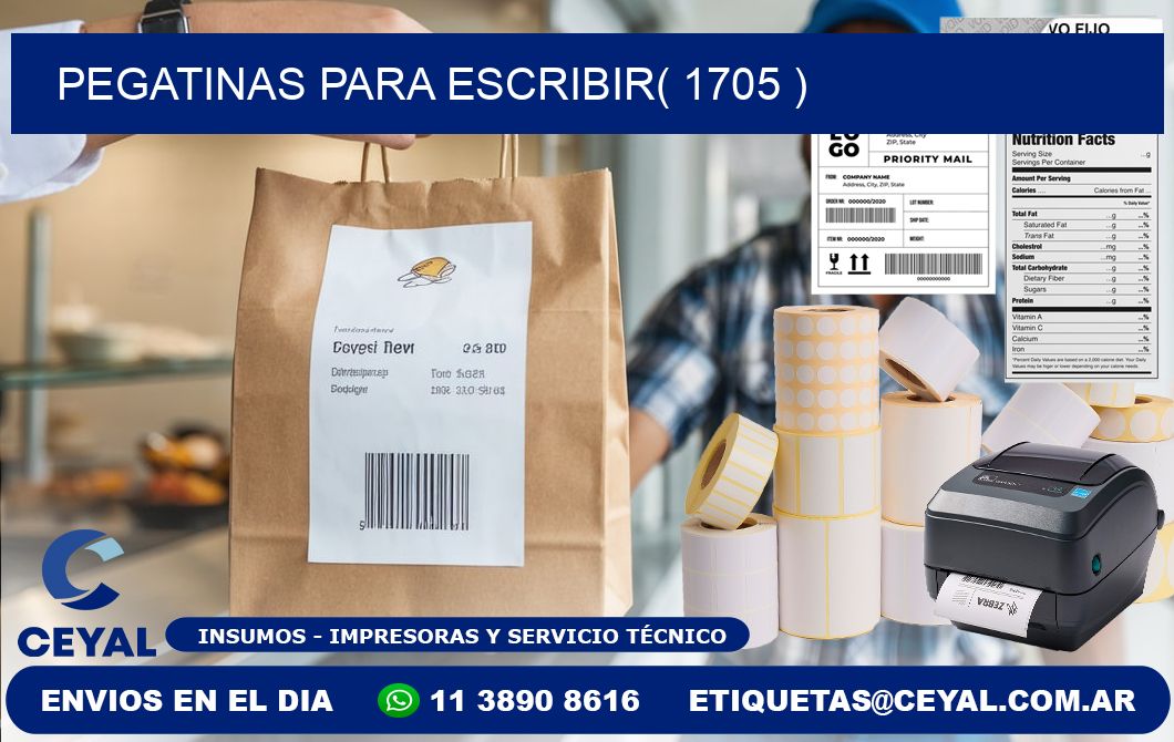 PEGATINAS PARA ESCRIBIR( 1705 )